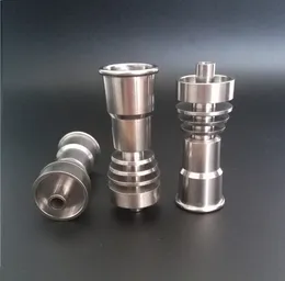 Domesless Titaniumspik Passar till 14mm 18mm.gr2 ren titanspik med kvinnlig jiont för vattenrör glas bong rökning.