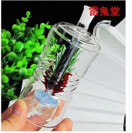 Large tower filtration mute King, glass hookah is high 16CM wide 7CM, style, color random delivery, wholesale glass hookah, large better