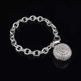 شحن مجاني مع رقم تتبع Sale Top Sale 925 Silver Bracelet Europe Hollow Bead Bracelet Silver Jewelry 20pcs/Lot Cheap 1775