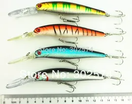 4 Kolor Fishing Lure Głębokie Pływanie Hard Bait Fish 12.5 CM 14G Sztuczne Przynęty Minnow Fishing Wobbler Japan Pesca Darmowa Wysyłka FYE014