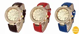 diamand Watches women Dress Watches Quartz Christmas gift Hours standard quality leather watch