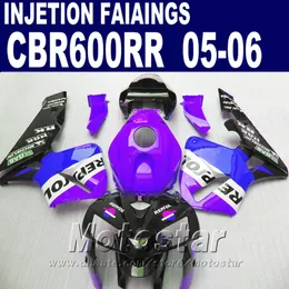 الأرجواني واحد! صب حقن هوندا CBR 600 RR Fairing 2005 2006 CBR600RR 05 06 CBR 600RR Fairing Wh5s