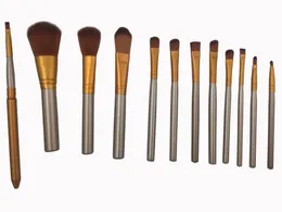 2018 Ny varm smink 12 st / set Borste Naken 3 Makeup Brush Kit Set för ögonskugga Blusher Kosmetiska borstar Verktyg DHL