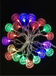 5 Sets Pumpkin rgb led moudeling string lights The Halloween Day decoration 110v 220v holiday party pumpkin lamps