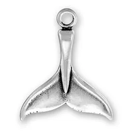 Free shipping New Fashion Easy to diy 30Pcs whale tail nautical animal charm jewelry making fit for necklace or bracelet