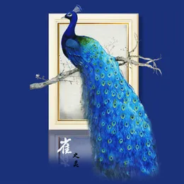 Large 5D Bird Diamond Painting By Numbers Kit For Adults Lucky