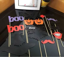 Fashion Hot Funny Product DIY Photo Booth Puntelli baffi su un bastone Festa di Halloween