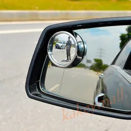 2pcs Universal Car Truck Accessory Back Side Rear View Rearview Wide Angle Blind Spot Mirror Auxiliary Tool Decorate