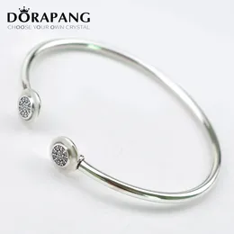 Dorapang 100% S925 Standard Pure Silver Lady's Hand Ring Glamour Factory Partihandel