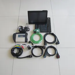 mb star diagnostic tool system sd c4 ssd with laptop x200t full set for cars trucks 12v and 24v ready to use