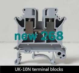 50шт UK-10N DIN-рейку терминальные блоки типа Феникс