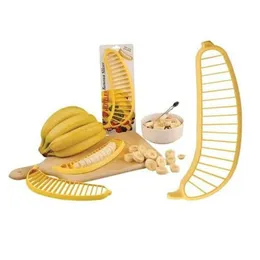 Banana Slicer Chopper Cutter Vegetable Transport Tools Fruit Salad Sundaes Cereal Cooking Tools Kitchen accessories free shipping
