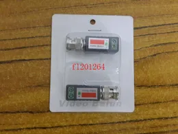 600pcs / lot Free Shipping Single Channel Passiv Video Transceiver Utp Cat5 CALL CCTV BNC Video Balun Transceiver Adapter