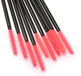 Ny ankomst! 25.000pcs / Lot Mode Eyelash Extension Tillbehör Makeup Kosmetisk Engångs Silikon Ögonfransborste Wand Applicator Ananas