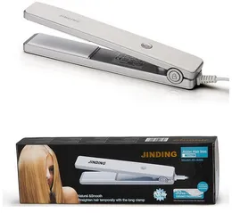 2016 new arrival jinding hair straighter AC110-240V 50/60Hz power 35W black and white color Straightening Iron