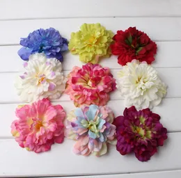 50pcs 12cm Artificial Peony Stamen Flowers Heads For Wedding Bridal Bouquet Home Decoration