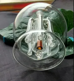 Jarro de seis garras clássico Roundness - tubo de fumar hookah de vidro Gongos de vidro - plataformas de óleo bongos de vidro cachimbo de água hookah de vidro - vaporizador vaporizador