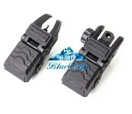 Floding Back-up Polymer Sight Front and Rear Hunting Rifle Scopes for 20mm Rail Mount Ar15 M4 Aris