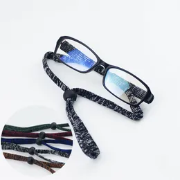 20pcs /ロットアウトドアスポーツ調節可能な眼鏡柔軟な滑り止め眼鏡メガネチェーンストリングロープ5カラー送料無料