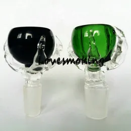 Hopahs 14,4 mm 18,8 mm glasskålar Tjock drake Claw Male Joint Glass Bowl for Water Pipes Oil Rigs Bongs