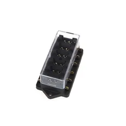 Ny Universal Car Truck Vehicle 6 Way Circuit Automotive Middle Size Blade Fuse Box Block Holder