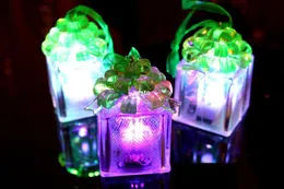 Vendite Mini scatola regalo di Natale decorativa a LED che cambia colore all'aperto bella luce notturna # B591