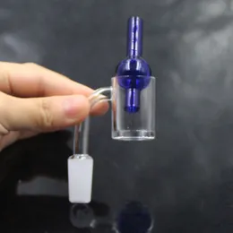 Quartz Banger Nagel Domeless mit Kohlenhydratkappe Quarznägel Domeless Quart Banger Nagel für Glasbongs