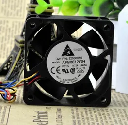 delta AFB0612GH 6CM 60*60*25 12V 0.72A 4 line PWM high air temperature control fan