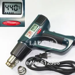 220V 240V AC 2000W LCD Display Max 630 graders justerbar elektronisk värmeuppvärmning Hot Air Gun Tool High Performance GJ-8020LCD