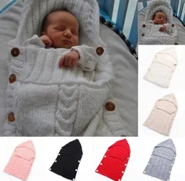 Strickschlafsack für Neugeborene, Kleinkinder, warme Wollmischungen, gehäkelt, gestrickt, Kapuzenpullover, Pucktuch KKA2657