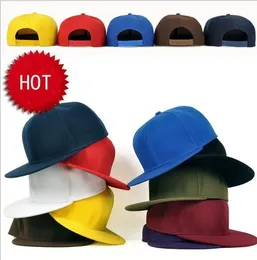 Fashion Blank Plain Snapback Hats Unisex women Men's Hip-Hop adjustable bboy sports Baseball Cap sun hat colorful Fashion Accessories gift