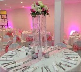 acrylic crystal wedding centerpiece /55cm tall / flower stand / Table decor / wedding supply