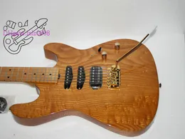 Hurtowa gitara wysokiej jakości naturalny kolor gitara elektryczna Darmowa wysyłka