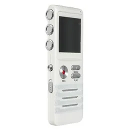 K6 8 GB Digital Voice Recorder z podwójnym mikrofonem HD Nagrywanie HD Premium Metal Case Mic and Dictaphone USB MP3 Bezpłatne słuchawki