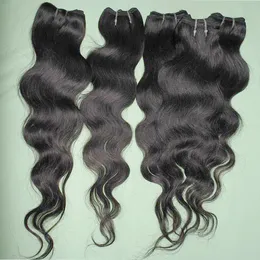 BUlk Selling 20pcs heap Brazilian processed Human Hair Weft Natural color wavy extensions320k