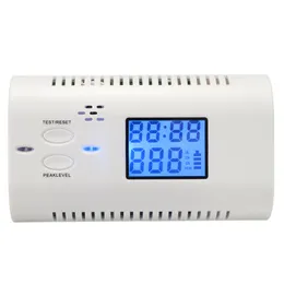 Freeshipping LCD Display Carbon Monoxide CO Gas Sensor Alarm Detector Fire Warning Monitor Voice Prompt