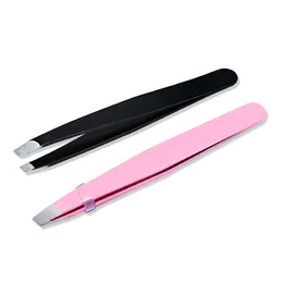 Eyebrow Tweezers Stainless Steel Eyebrows Plucked Tweezers Eyelash Curler Oblique Trichotillomania Beauty Tools Not Easy To Rust Durable