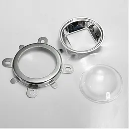 D44mm Secondary optical glass lens with reflector cup 60 beam angle for 20w-150w high power led free shippiing