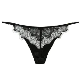 Hot Sales Lady's Silk Spandex Low Rise Lace Thong One Size