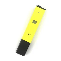 Digital PH Meter Water Tester Pen 0-14 PH High Accuract for Aquarium Soil Food Lab PH Monitor ATC Portable