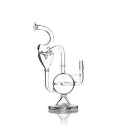 11-inch Bent Neck Hookah Bong - Glass Water Pipe for Smooth Tobacco Enjoyment