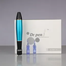 最高のマイクロニュレッドペンのDermapen充電式Dermaマイクロニードル博士ペン・Ultima A1瘢痕除去のための20個の針カートリッジ