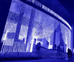 4m*2M300LED Lichter Blitzspur LED-Saitenlampen Vorhang Weihnachtshausgarten Festival Lichter AC110V-220V EU UK US AU-Stecker