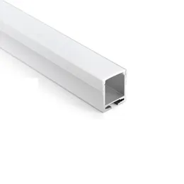 100 x 1M Zestawy / partia Seria 6000 Taśmy LED Profil aluminiowy i typ kwadratowy LED kanał ALU do zawieszenia lub świateł wisiorek