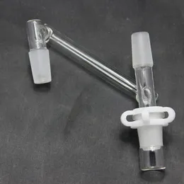 Recuperamento suspenso de duas articulações de vidro de tamanho de vidro Maior conforto e conveniência se encaixa em cachimbos de água de vidro Os tubos de água Ashcatcher vêm com Keck