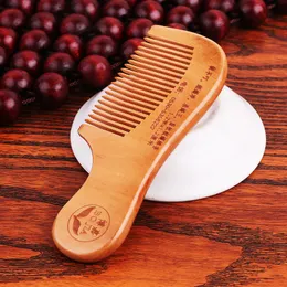 Creative mahogany anti-static comb wooden children gift wholesale Hair Brushes