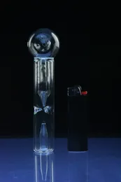 Atacado Mini cachimbo de vidro cachimbo de vidro cachimbo de vidro Spoon Bubbler Hybrid Bong à prova de derramamento