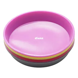 Round Silicone Pizza Pan for Baking Wedding Cake Pizza Pie Bread Loaf for Microwave Oven