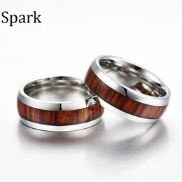 Mens Promise Rings, Stainless Steel Promise Rings: Classic 8mm