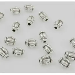 1000 Pcs Prata Tibetano liga Spacer Beads Para Jóias Fazendo Descobertas Artesanais 6x4.5mm